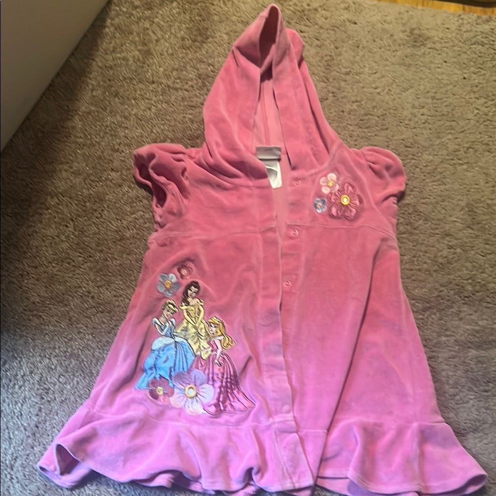 Disney Princess Pink Terry Swim Coverup